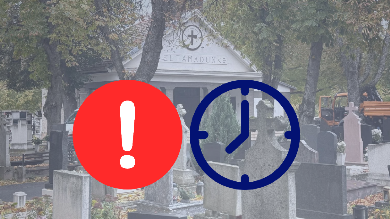 Változik a temető nyitvatartása mindenszentek és halottak napja idején – fontos tudnivalók