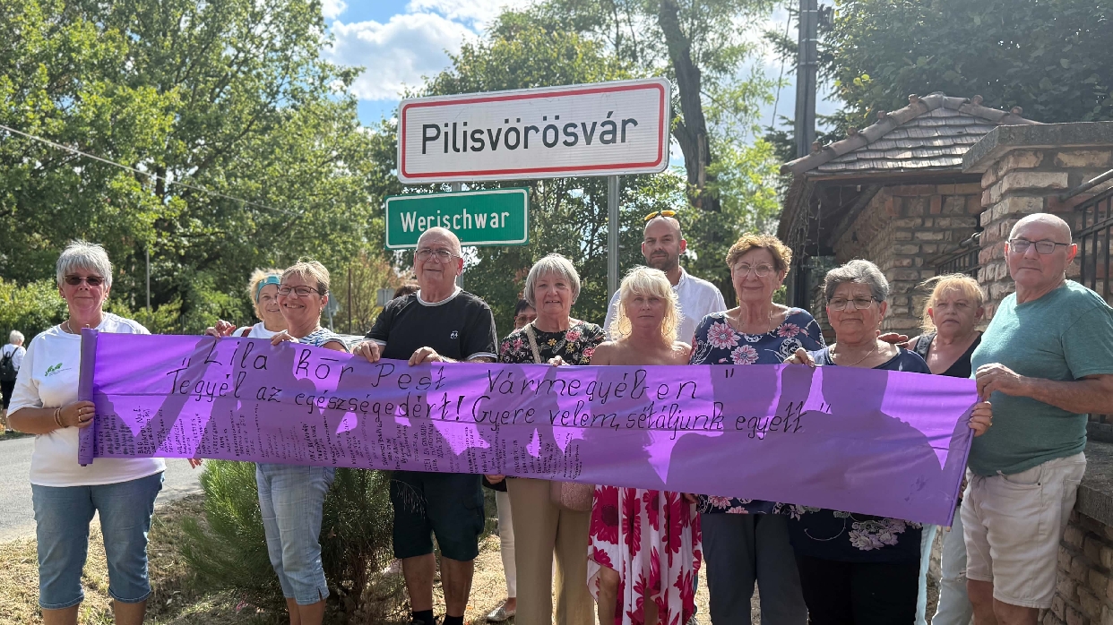 Pilisvörösváron is továbbhalad a „Lila kör”