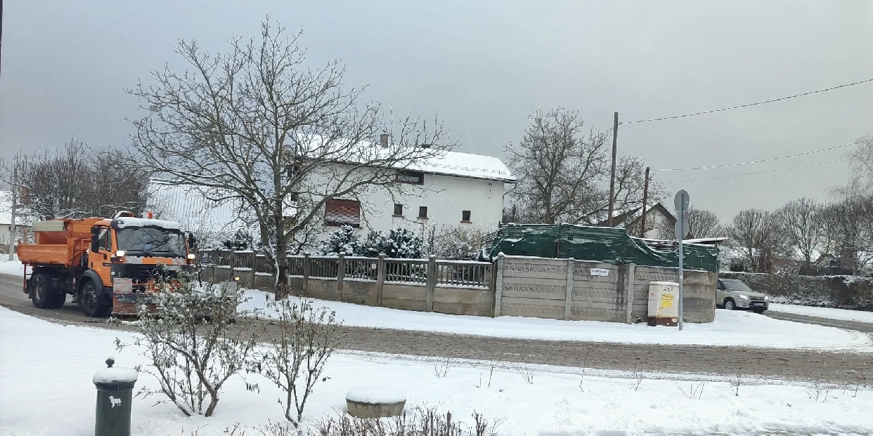 Január elsején is munkában a Városgazda   