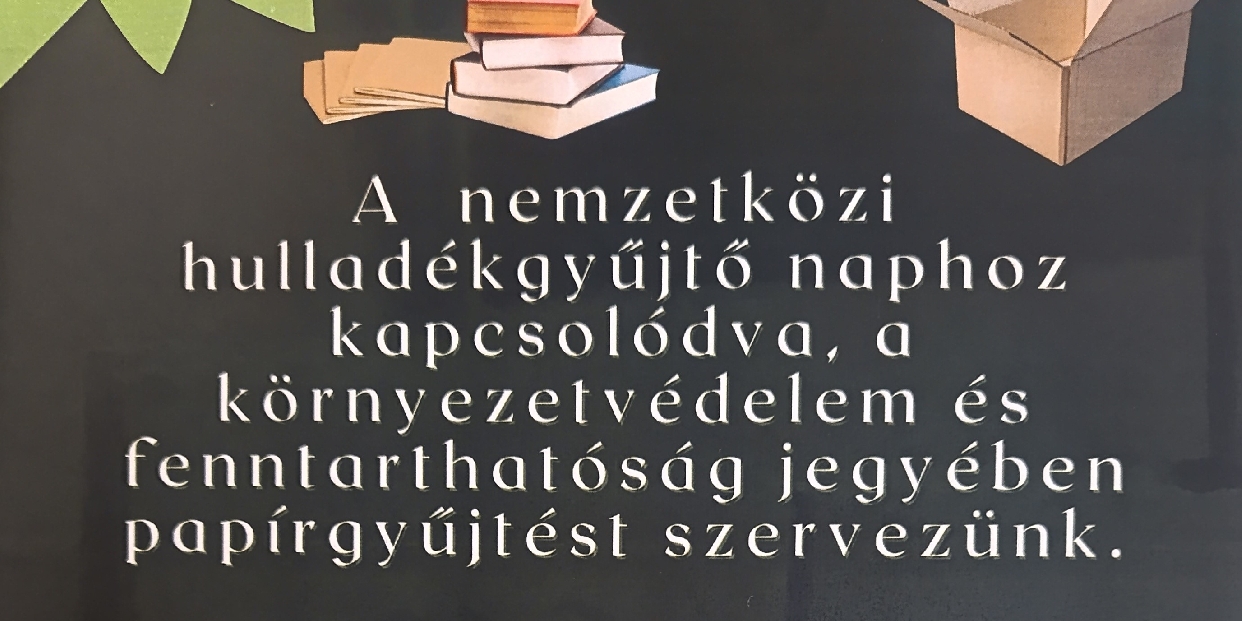 Papírgyűjtés Pilisvörösváron