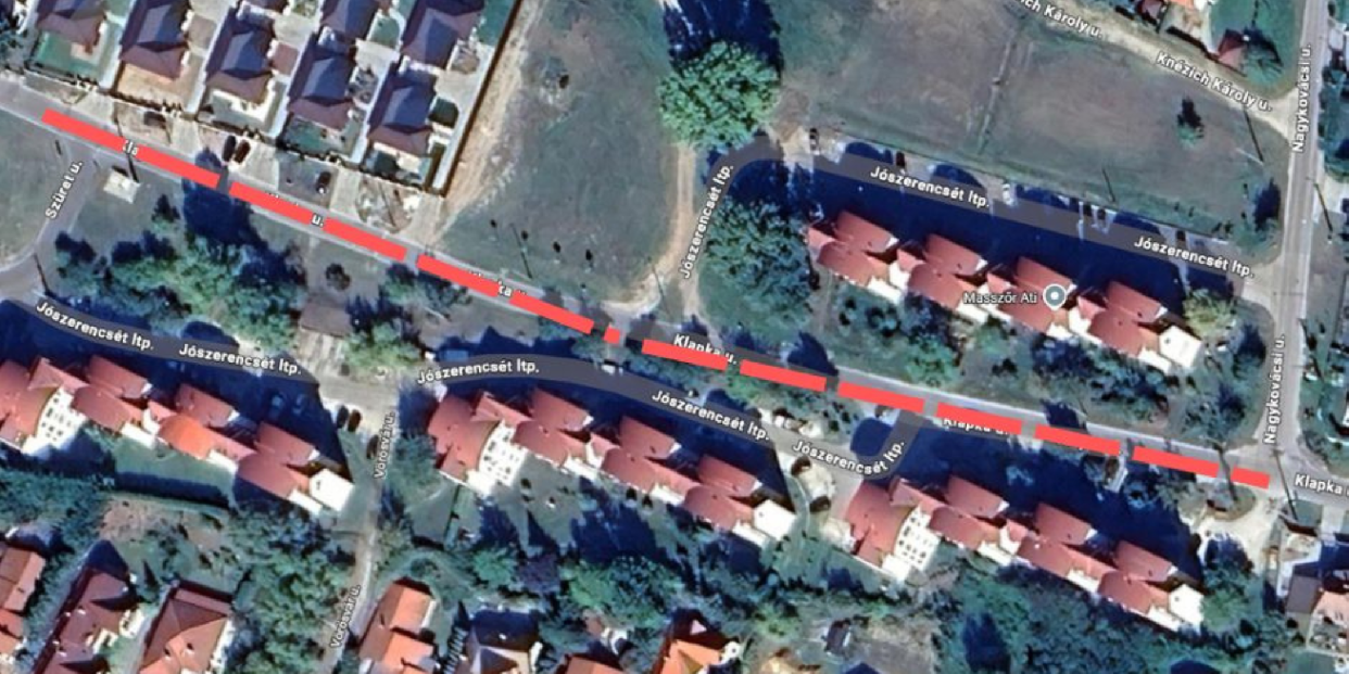 Hamarosan kezdetét veszi a Klapka utca pilisszentiváni szakaszának a felújítása