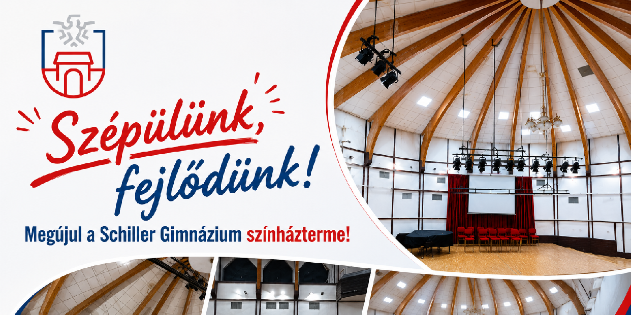 Felújítjuk a Schiller Gimnázium színháztermét
