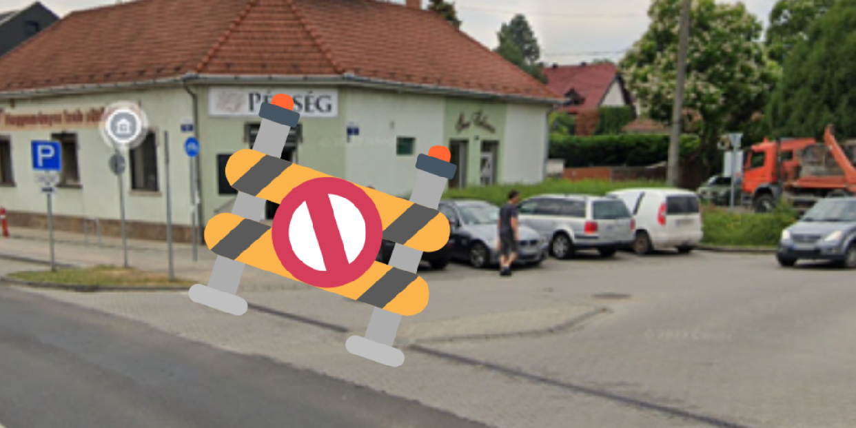 Félpályás útlezárás a Hősök terénél