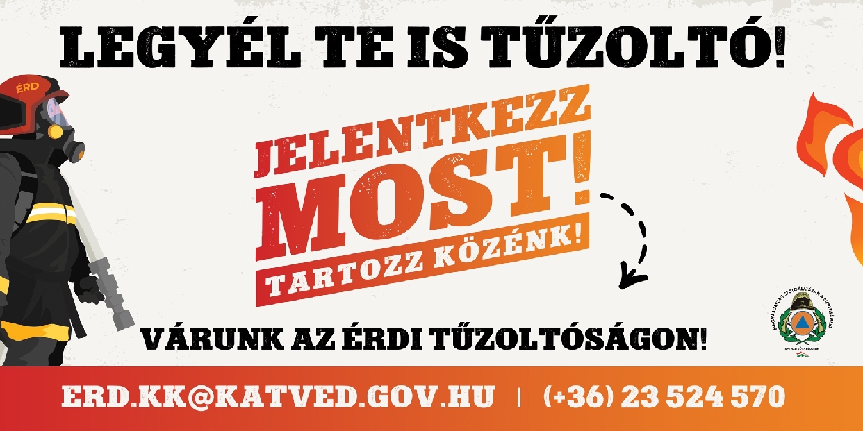 Tűzoltókat keresnek Érden