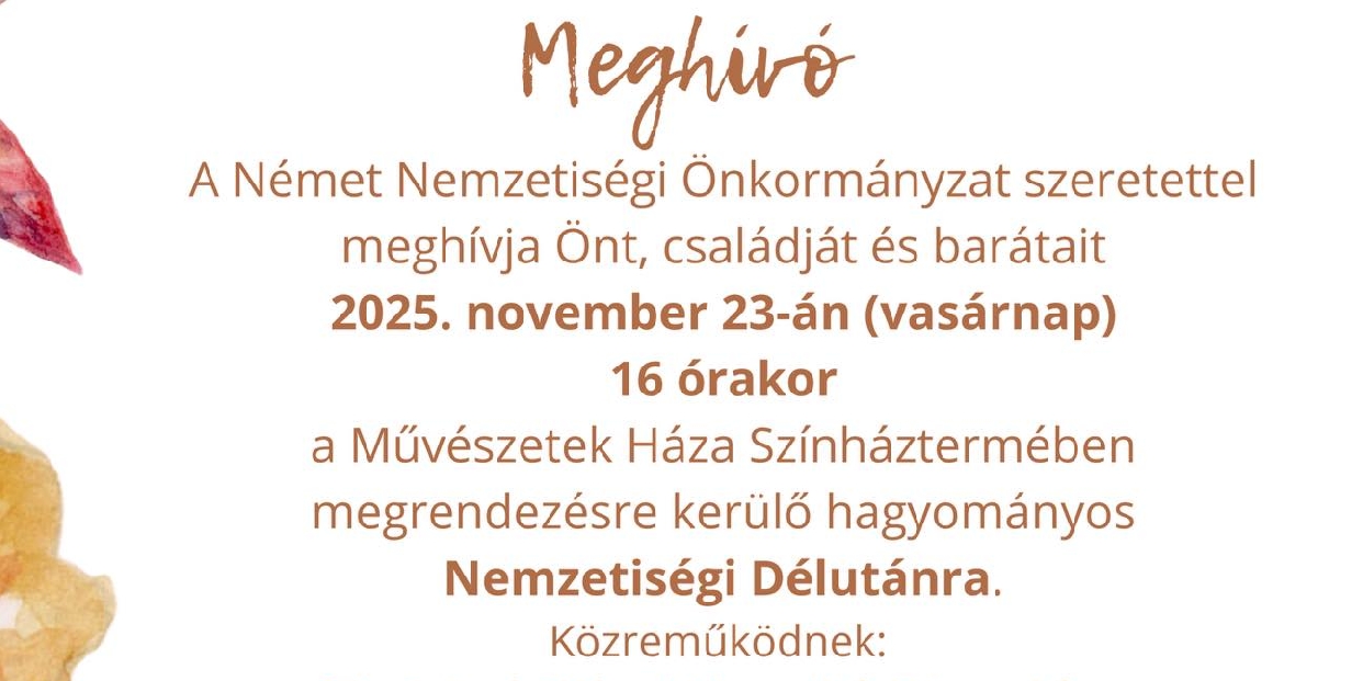 Nemzetiségi Délután a Művészetek Házában 