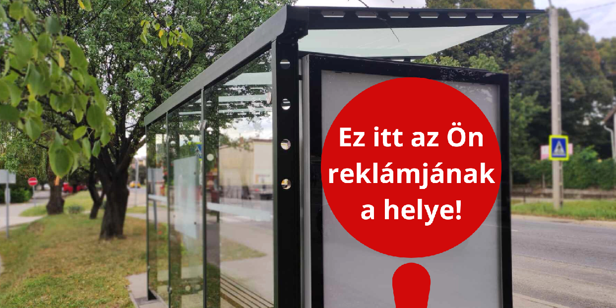 Bérelhetőek a citylight reklámfelületek a pilisvörösvári buszmegállókon