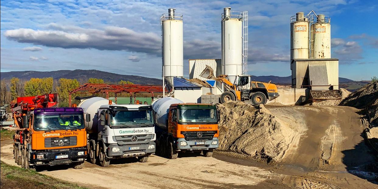 Tehergépkocsivezető betonszállító mixer gépjárműre állás a Gamma Beton Kft-nél