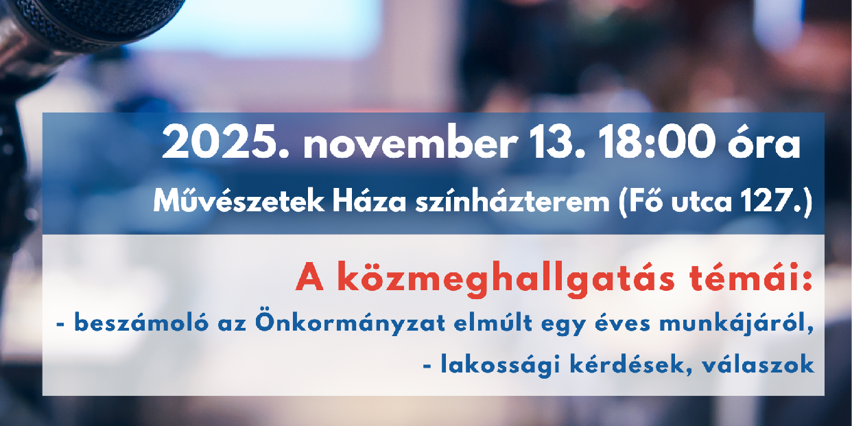 Közmeghallgatás lesz Pilisvörösváron