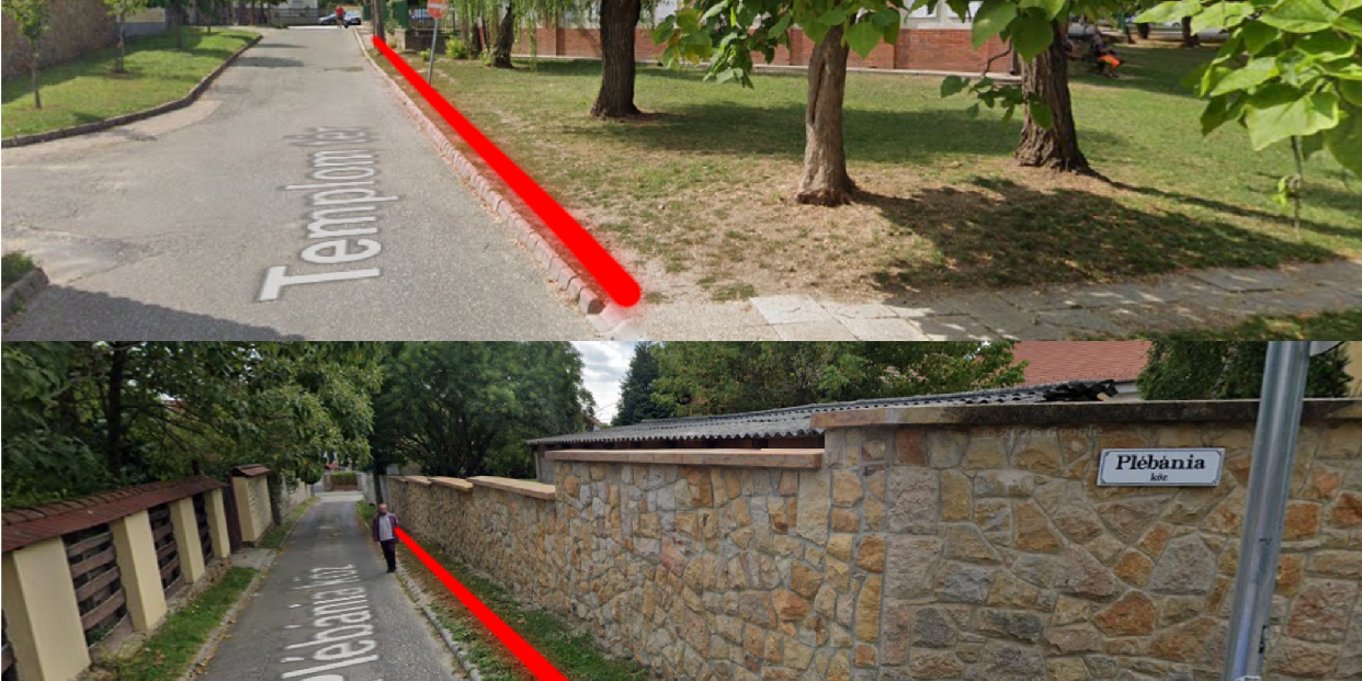 Két új járda épül a Templom téren