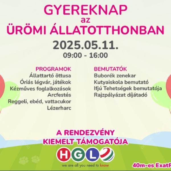 Gyermeknap az Ürömi Állatotthonban – most vasárnap