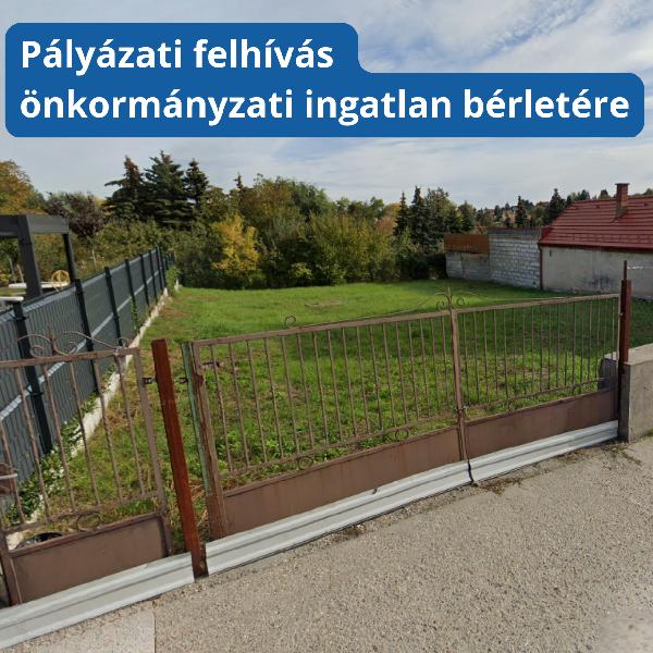 Pályázati felhívás önkormányzati ingatlan bérlésére
