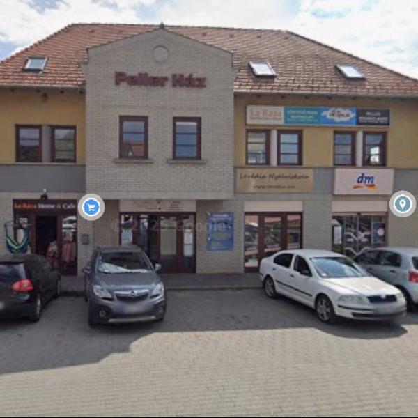 Parkolójel-felfestés a Peller Ház előtti közterületen