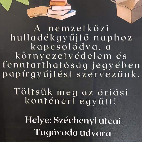 Papírgyűjtés Pilisvörösváron