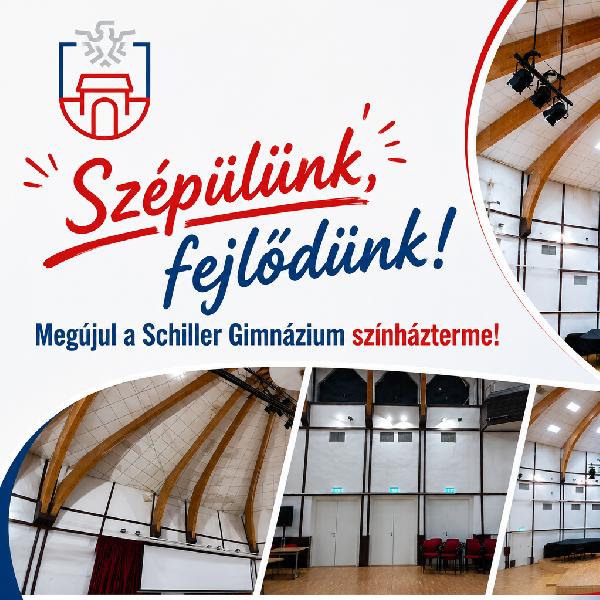 Felújítjuk a Schiller Gimnázium színháztermét