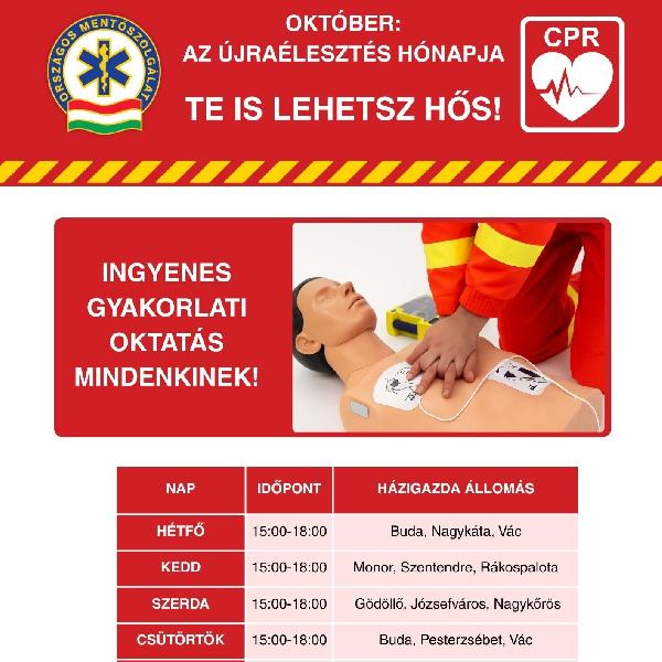 Újraélesztés Világnapja – bárki lehet hős