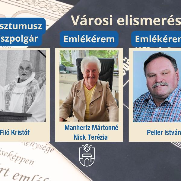 Íme, Pilisvörösvár idei kitüntetettjei