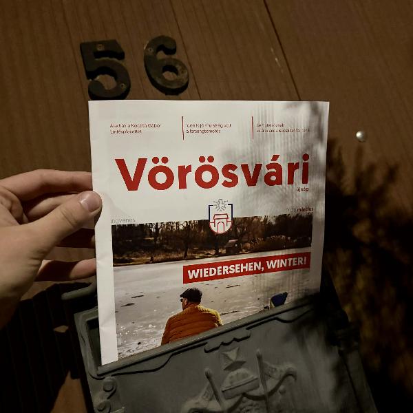 Megjelent a Vörösvári Újság márciusi száma