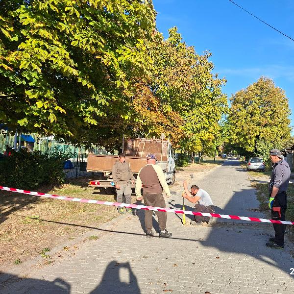 Burkolatjavítás a Lőcsei utcában