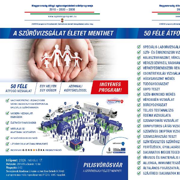 Ingyenes szűrővizsgálatok a vörösváriaknak