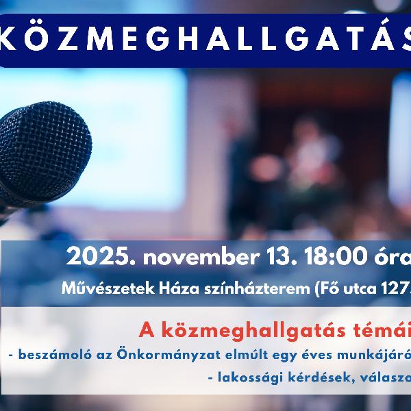 Közmeghallgatás lesz Pilisvörösváron
