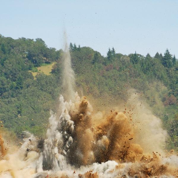 Szeptemberi robbantási gyakorlatok a csobánkai lőtéren