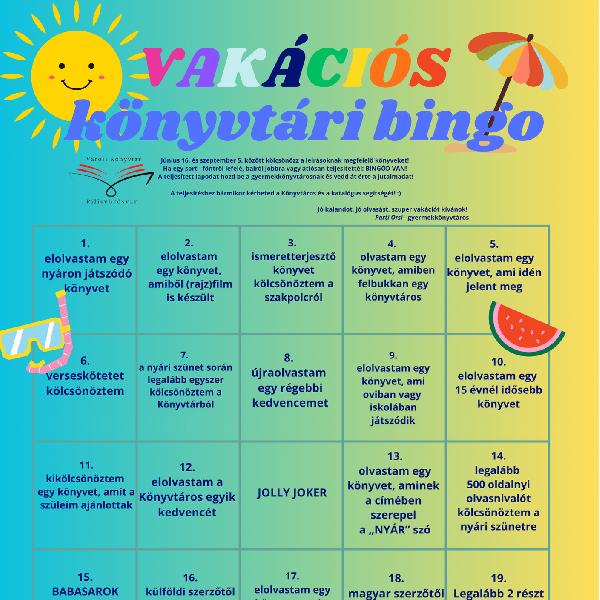 Bingó a Gyerekkönyvtárban