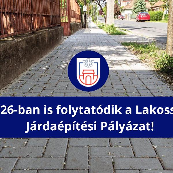 Ön felújítja, megépíti a járdáját, az Önkormányzat pedig biztosítja hozzá a térkövet