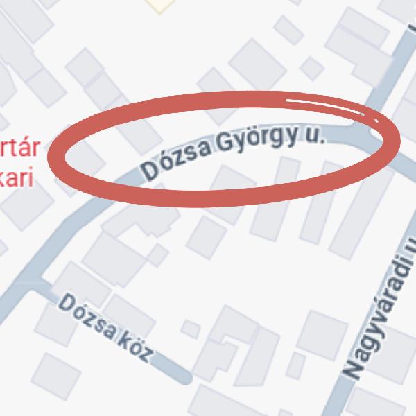 Forgalomkorlátozás lesz holnap a Dózsa György utcában