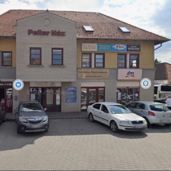 Parkolójel-felfestés a Peller Ház előtti közterületen