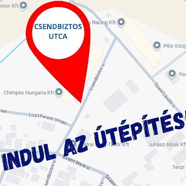Útépítés a Csendbiztos utcában