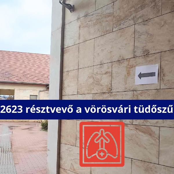 Ismét sikeres volt a tüdőszűrés Vörösváron