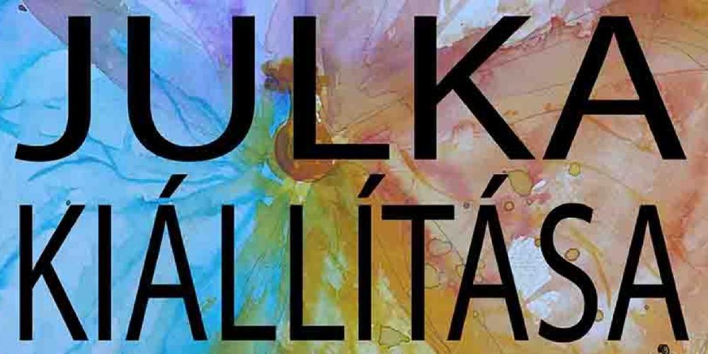 Bene Julka kiállításmegnyitója