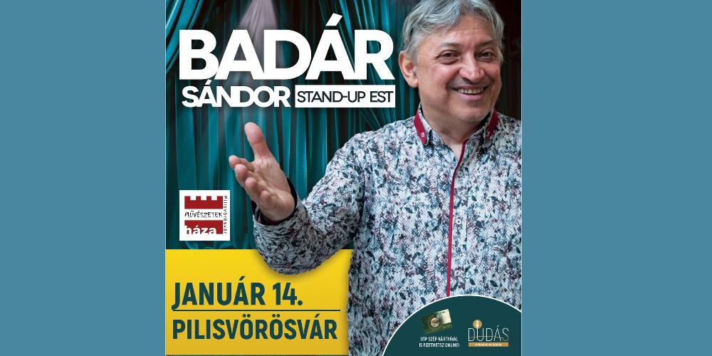 Badár Sándor stand-up estje