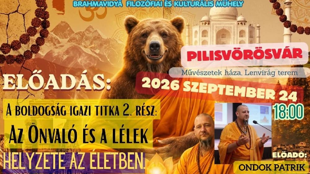 Brahmavidyā – Filozófiai és Kulturális Műhely előadása